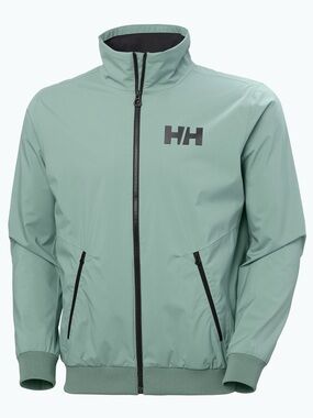NWT Helly Hansen Men's HP Racing Bomber Jacket, Cactus Green, size Large